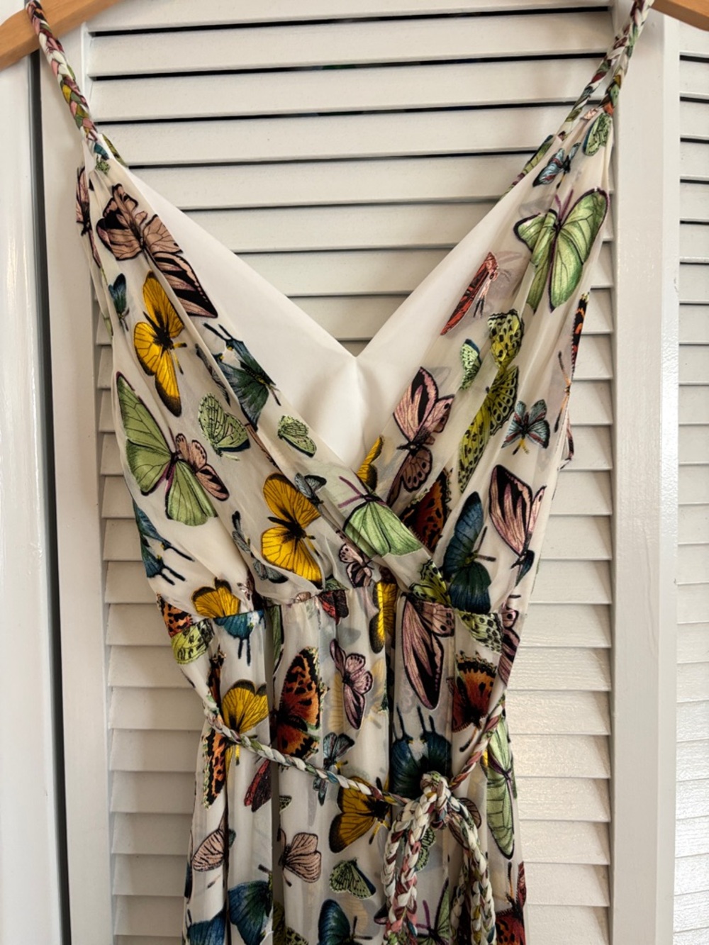 Alice and Olivia Long butterfly dress